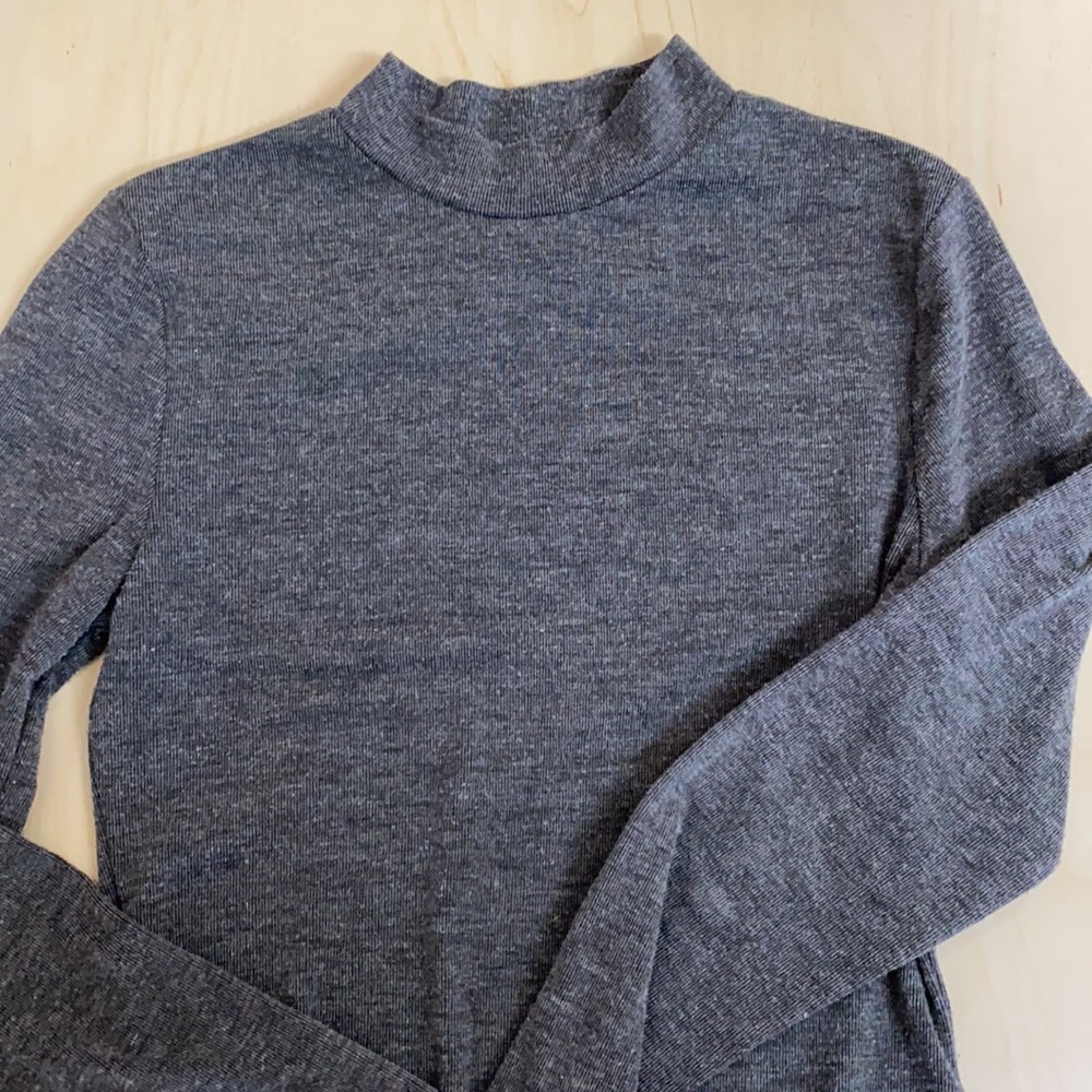 Basic Long-sleeve Grey Bodysuit